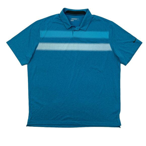 Nike Other - Nike Golf Shirt Men XXL Striped Dri Fit Performance Major Moment Vapor Polo